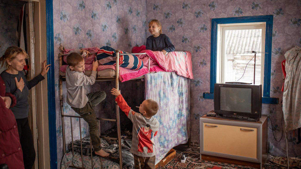 Ольга и ее дети бежали в Черниговскую область.
